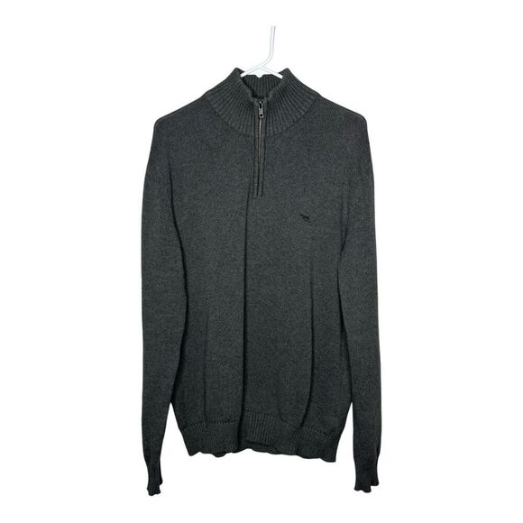 Rodd & Gunn Other - Rodd &‎ Gunn Sweater Mens Small Gray Cotton Knit Quarter Zip Pullover Casual